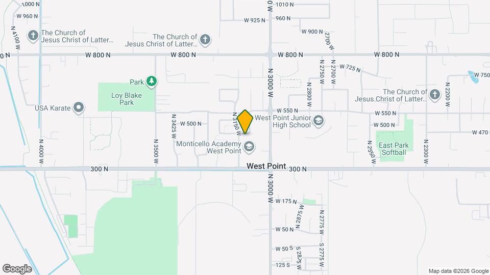 3117 W 450 N Map and Location Details