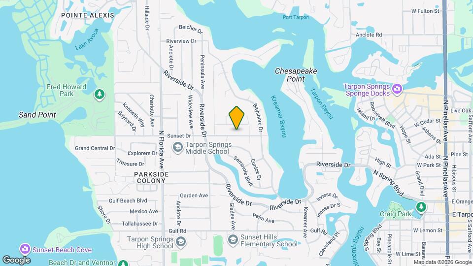 723 Sunset Dr Mapa y Detalles de la Ubicación