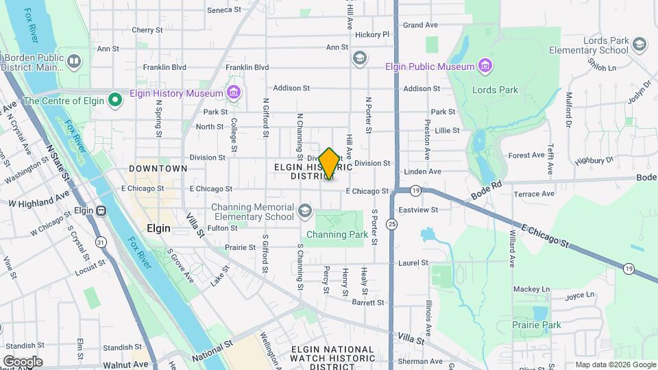 472 E Chicago St Map and Location Details