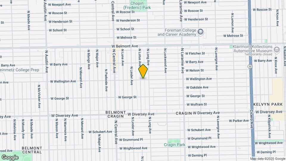 5415 W Wellington Ave Mapa y Detalles de la Ubicación
