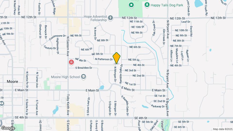416 N Morgan Dr Map and Location Details