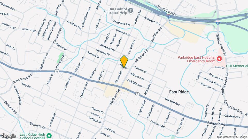 1402 Choate Rd Map and Location Details