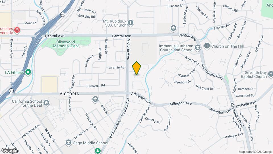 2642 Laramie Rd Map and Location Details