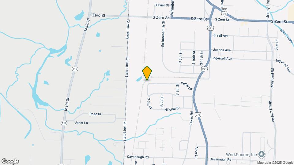 601 Cedar Ln Map and Location Details
