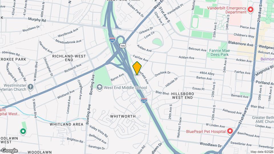 3505 Marlborough Ave Map and Location Details