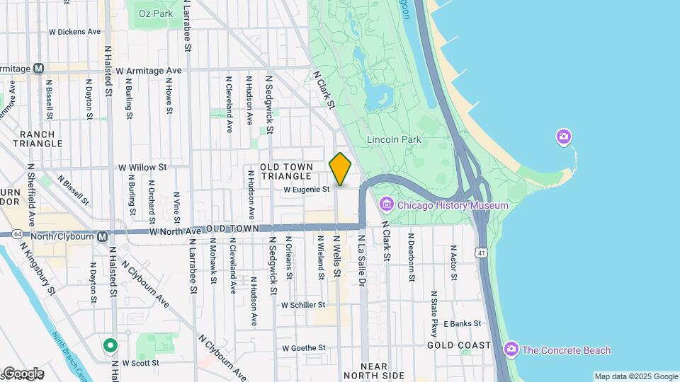 163 W Eugenie St, Unit 1 Map and Location Details