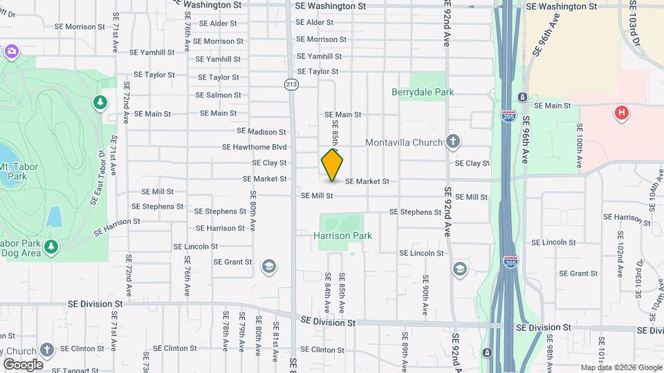 8438 SE Market St Map and Location Details