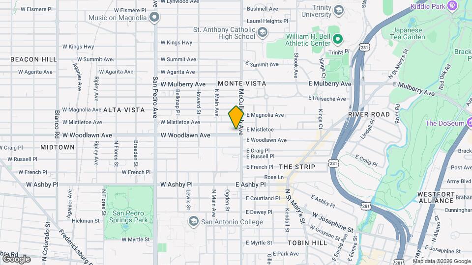 143 E Woodlawn Ave Map and Location Details