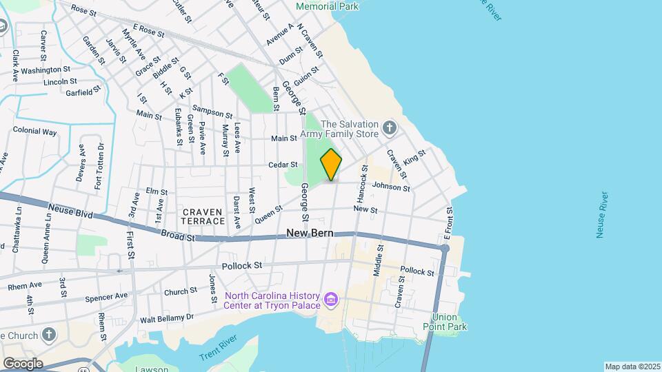 605 Johnson St Map and Location Details