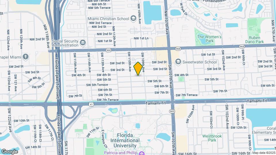 10942 SW 4th St Map and Location Details
