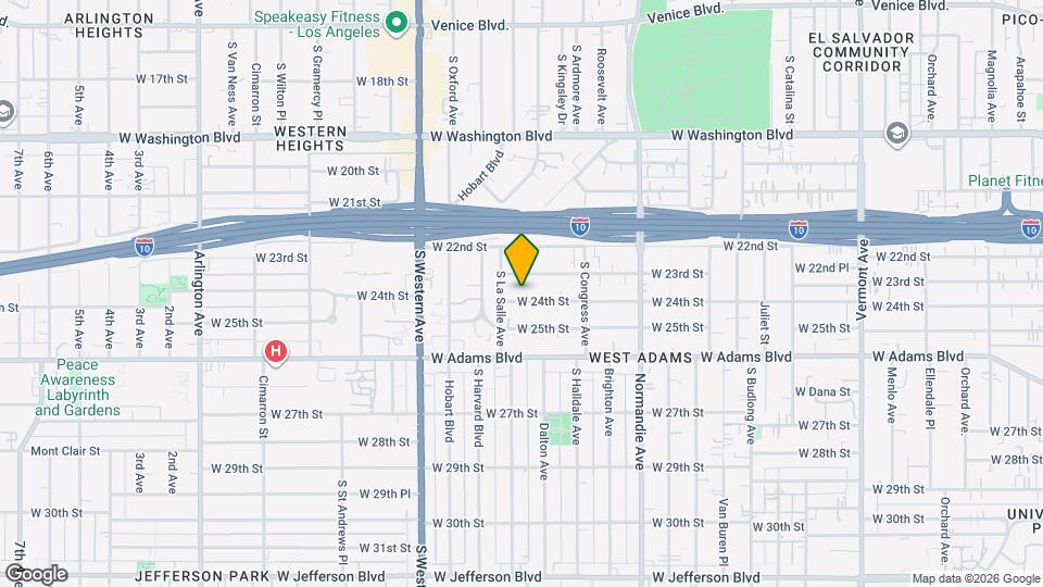 1857 W 24th St Map and Location Details