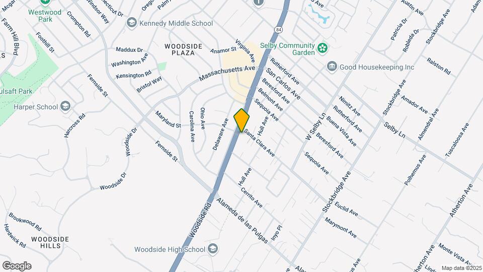 1811 Woodside Road Map and Location Details