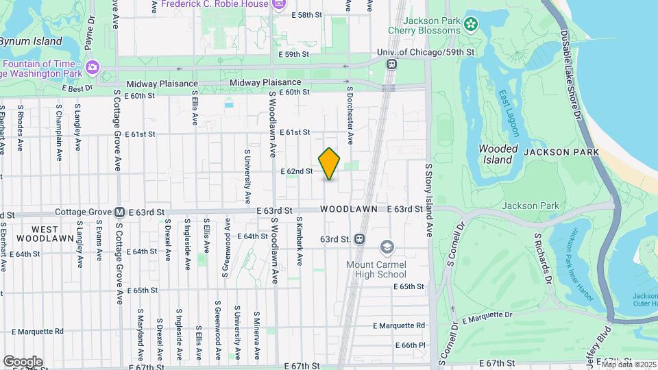 6223 S Kenwood Ave Map and Location Details