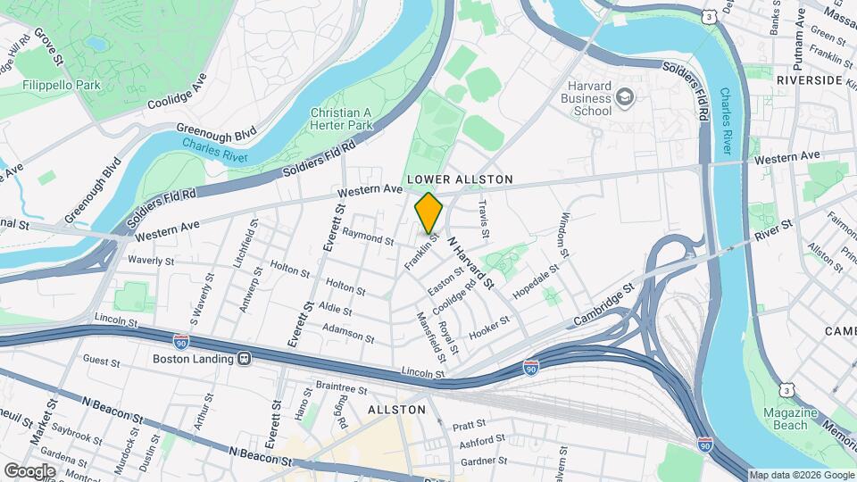 168 Franklin St Map and Location Details