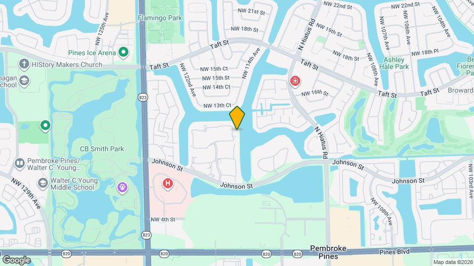 11804 NW 13th St Map and Location Details