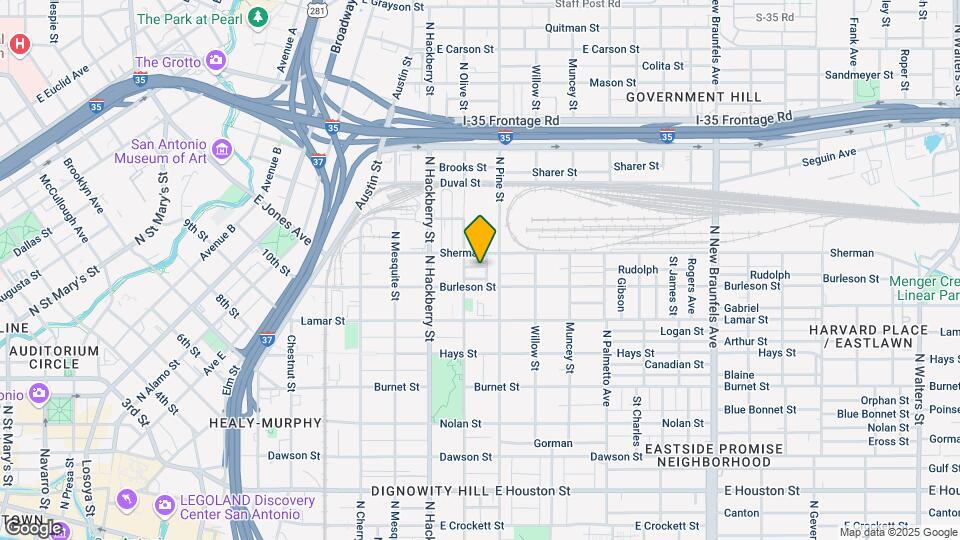 1146 N Olive St Map and Location Details