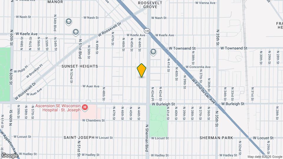 3232 N 44th St, Unit Upper Mapa y Detalles de la Ubicación