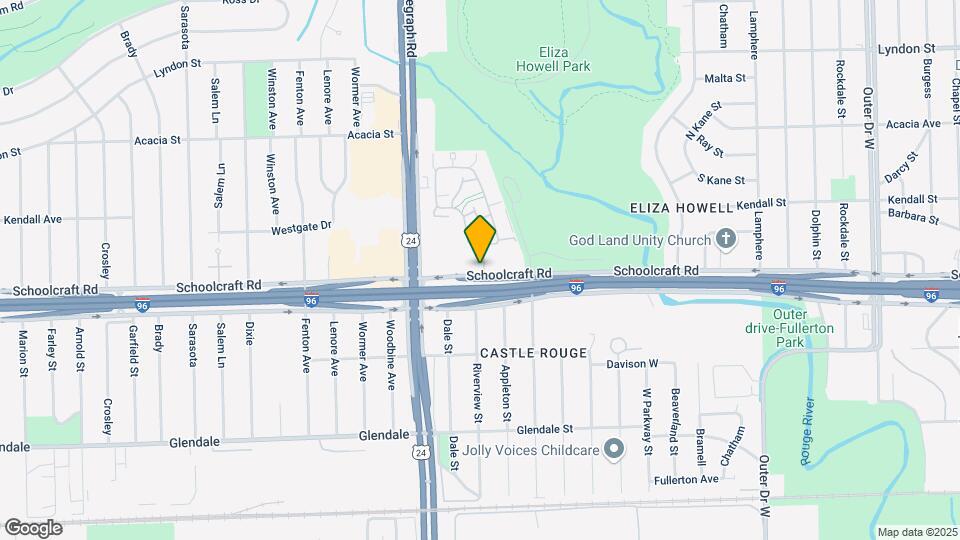14005 Riverview St Map and Location Details