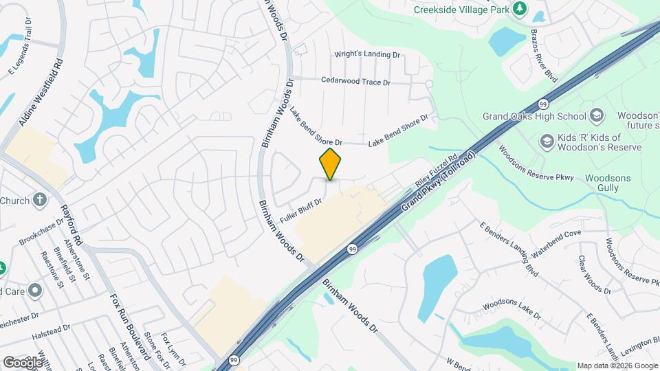 3662 Fuller Bluff Dr Mapa y Detalles de la Ubicación