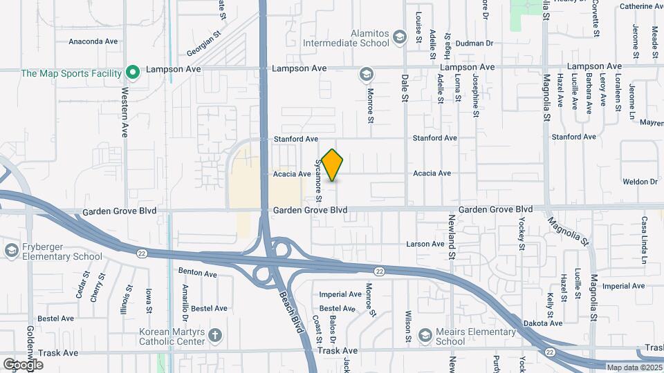 12891 Fern St Mapa y Detalles de la Ubicación