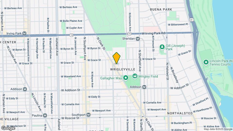 3747 N Clark St, Unit 3N Map and Location Details