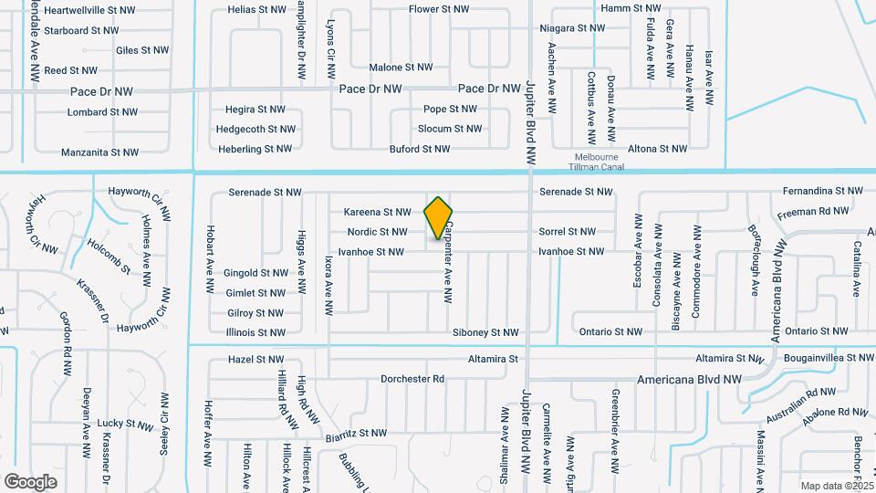 1081 Ivanhoe St NW Mapa y Detalles de la Ubicación