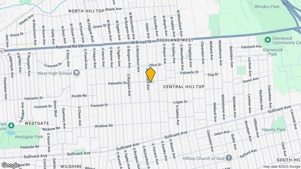 216 S Terrace Ave Mapa y Detalles de la Ubicación