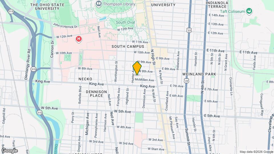 104 McMillen Ave, Unit A Map and Location Details