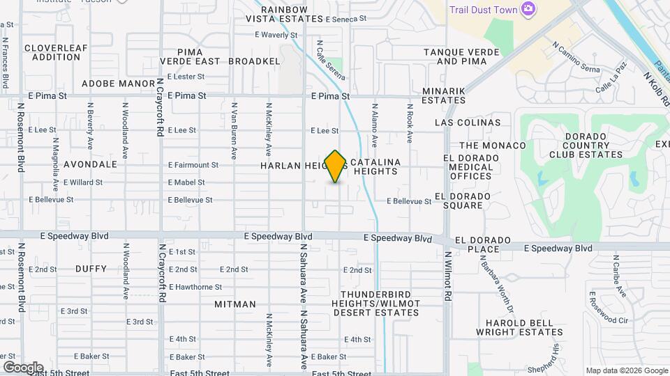 1227 N Sonoita Ave, Unit 422 Mapa y Detalles de la Ubicación