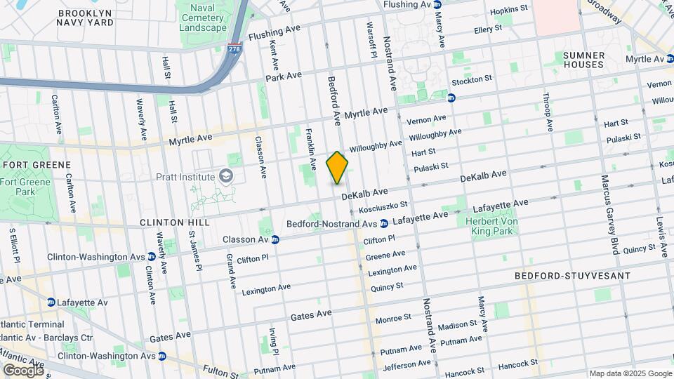 237 Skillman St Map and Location Details