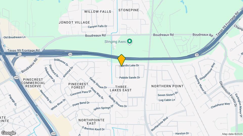 19818 Twisted Creek Dr Map and Location Details