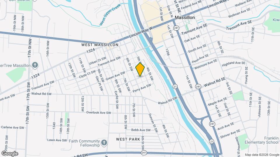 525 Pike Ave SW Map and Location Details