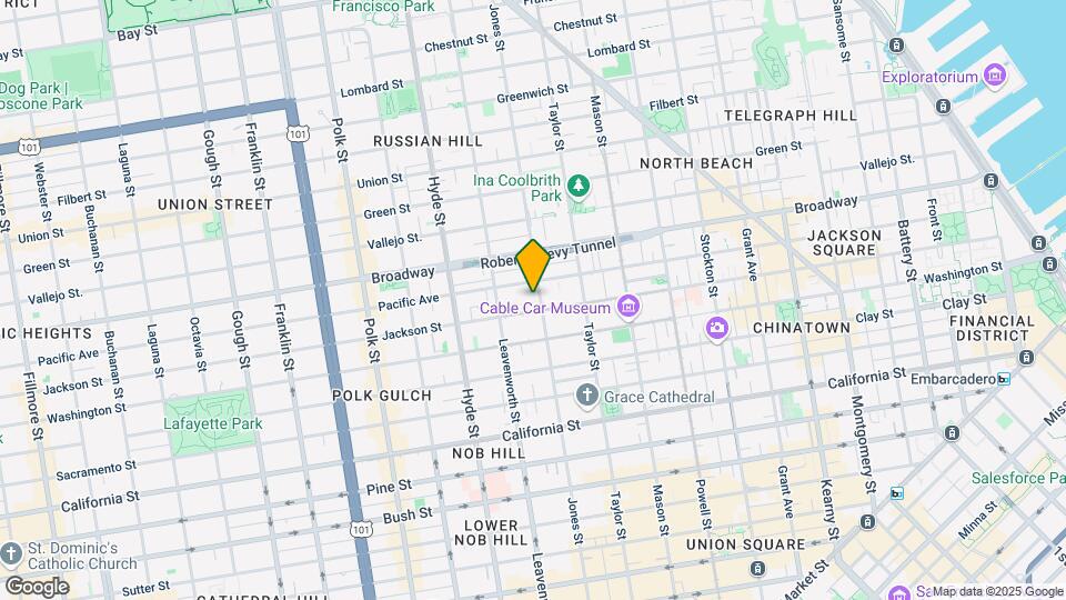 1521-1531 Jones St Map and Location Details