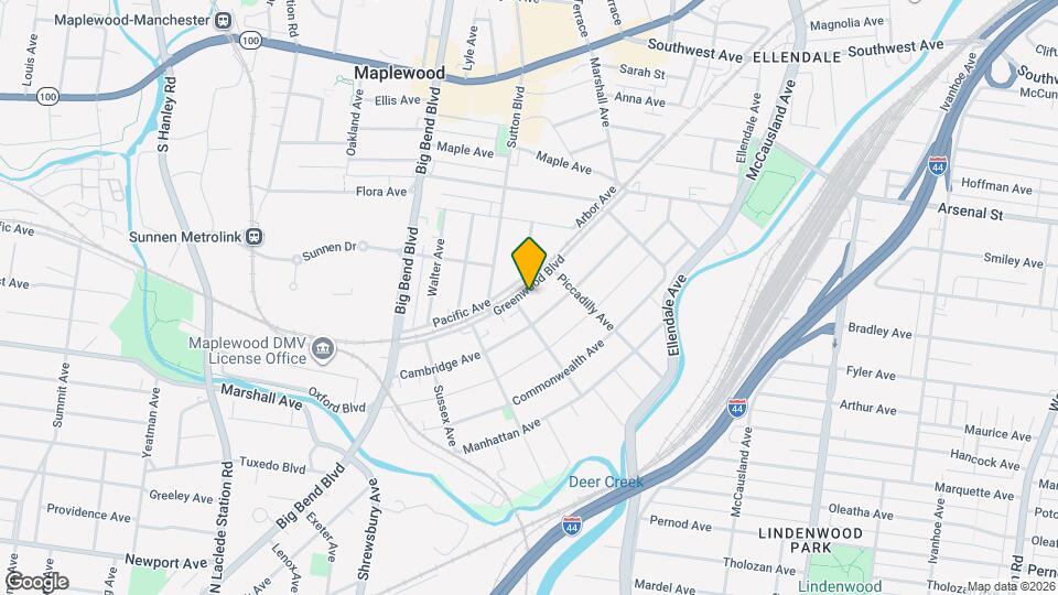 3438 Greenwood Blvd Map and Location Details