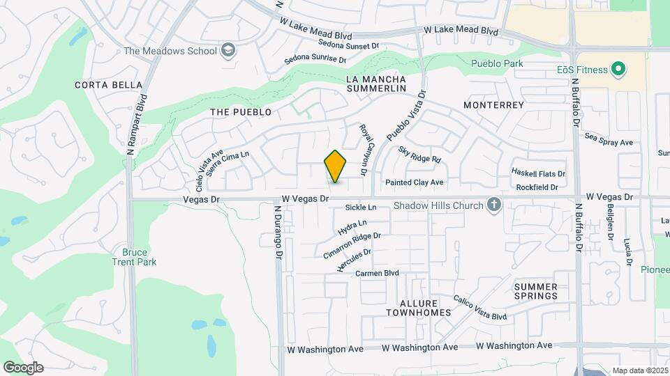 1612 N Sand Canyon Dr Map and Location Details