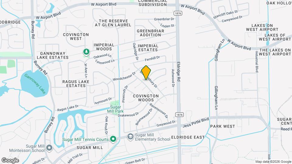 1326 Barrowgate Dr Map and Location Details