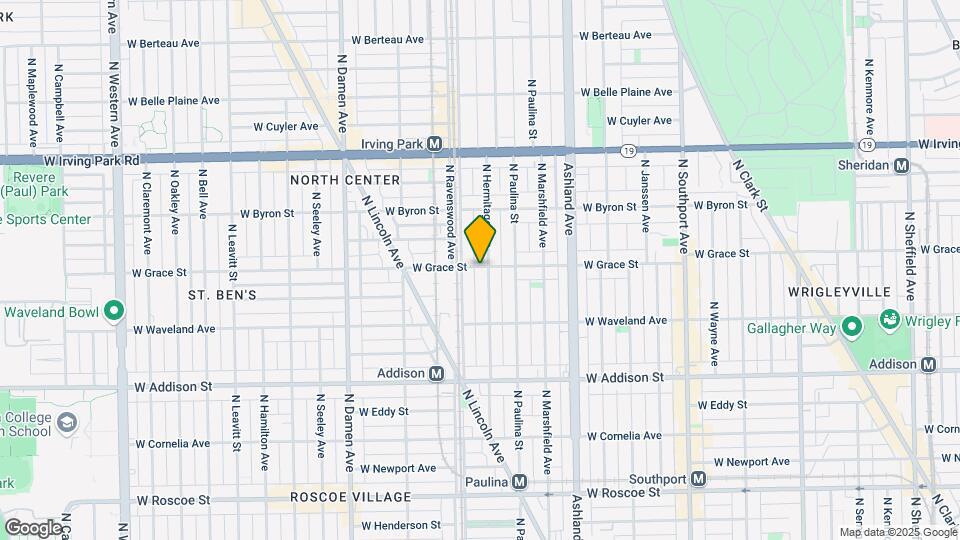 1735 W Grace St, Unit GE Map and Location Details