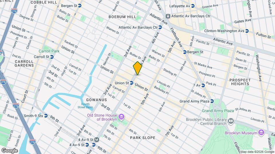 661 Sackett St Map and Location Details