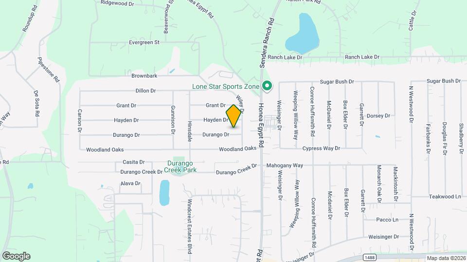 6510 Durango Dr Map and Location Details