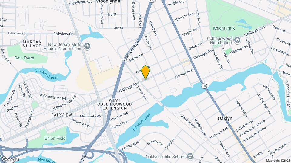 1024 Collings Ave Mapa y Detalles de la Ubicación