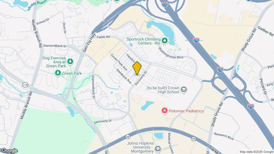 722 Crown Park Ave Map and Location Details