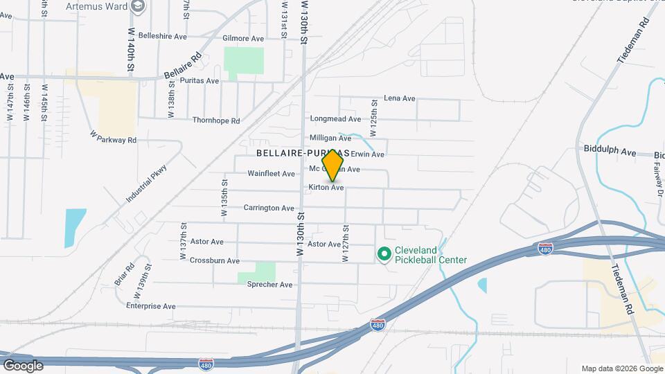 12804 Kirton Ave Map and Location Details