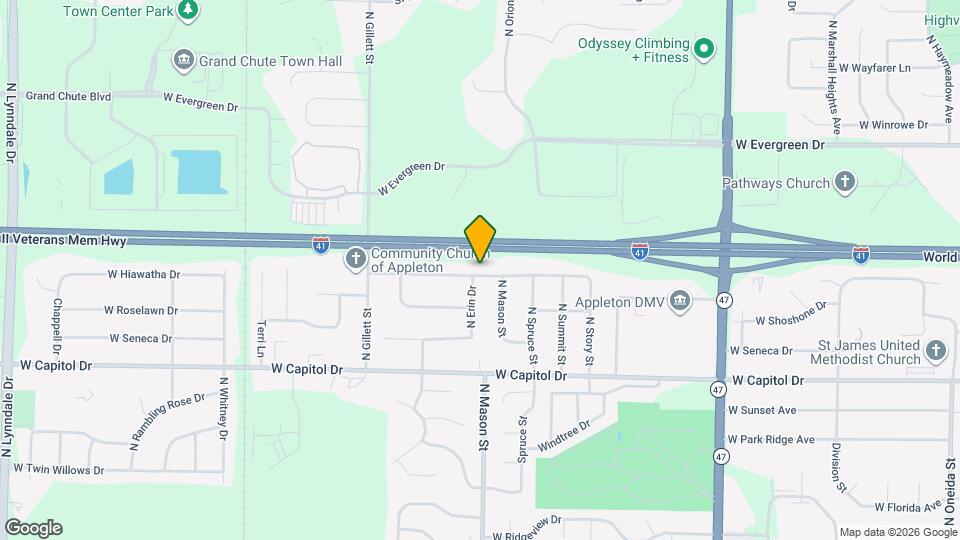 1312 W Hiawatha Dr Map and Location Details