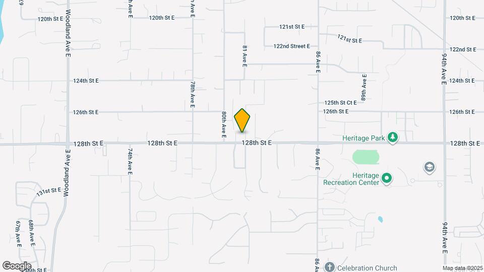 12718 81 Ave Ct E Map and Location Details
