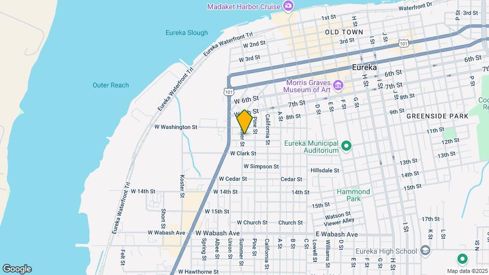 238 W Grant St Map and Location Details