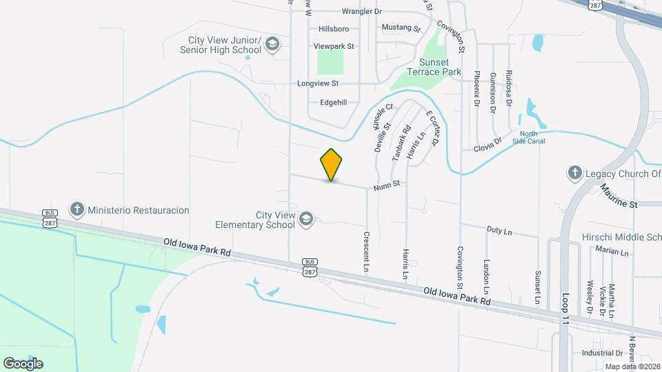 1118 Crescent Ln Map and Location Details