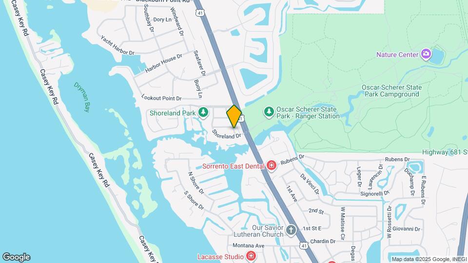 1869 Highland Rd Map and Location Details