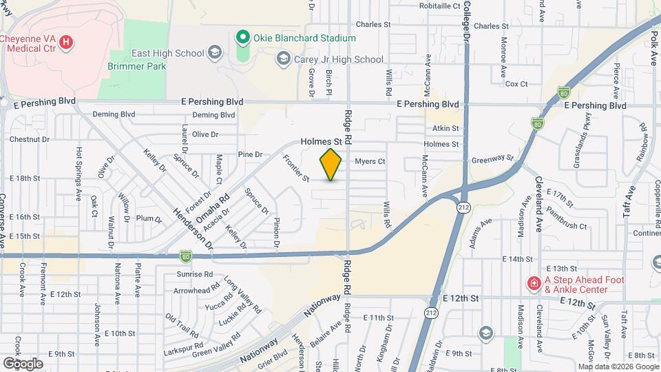 3235 Frontier St Map and Location Details