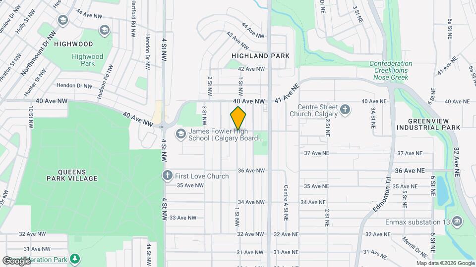 38 38 Ave NW Map and Location Details
