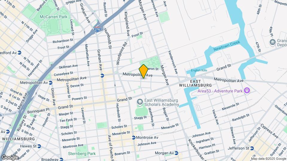 277 Devoe St Mapa y Detalles de la Ubicación